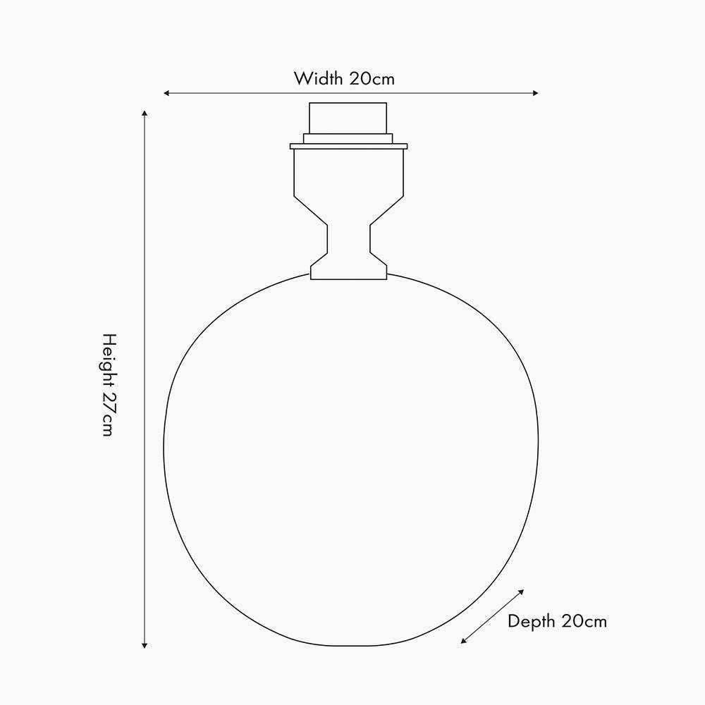 Elkorn Black & White Coral Ceramic Table Lamp - Base Only
